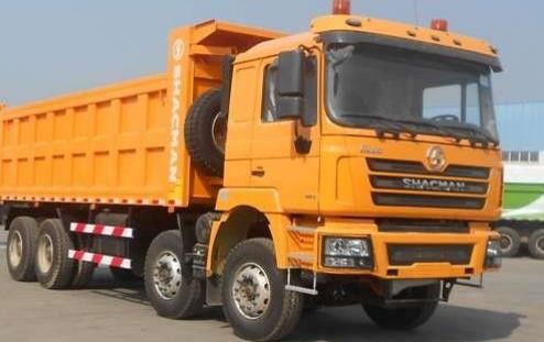 Left Steering 350hp 380hp Carbon Steel 8x4 Tipper Truck Euro 2