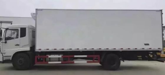 Customized Refrigerated Box Truck Chiller Lorry With Liftgate