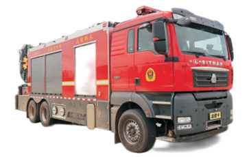 Light Water Foam Fire Rescue Truck 6Passengers