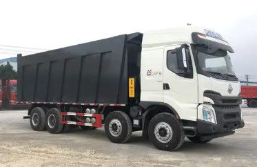 3800+1350mm Wheelbase Heavy Tipper Truck Air / Hydraulic Braking System
