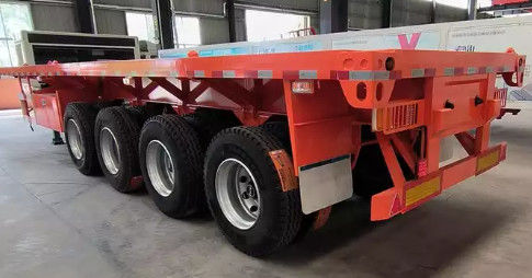 40Ton 3Axle Flat Bed Semi Trailers Truck OEM